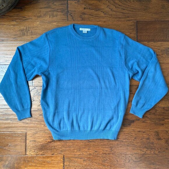 Geoffrey Beene Other - GEOFFREY BEENE Men Light Sweater in Blue - Size Madium